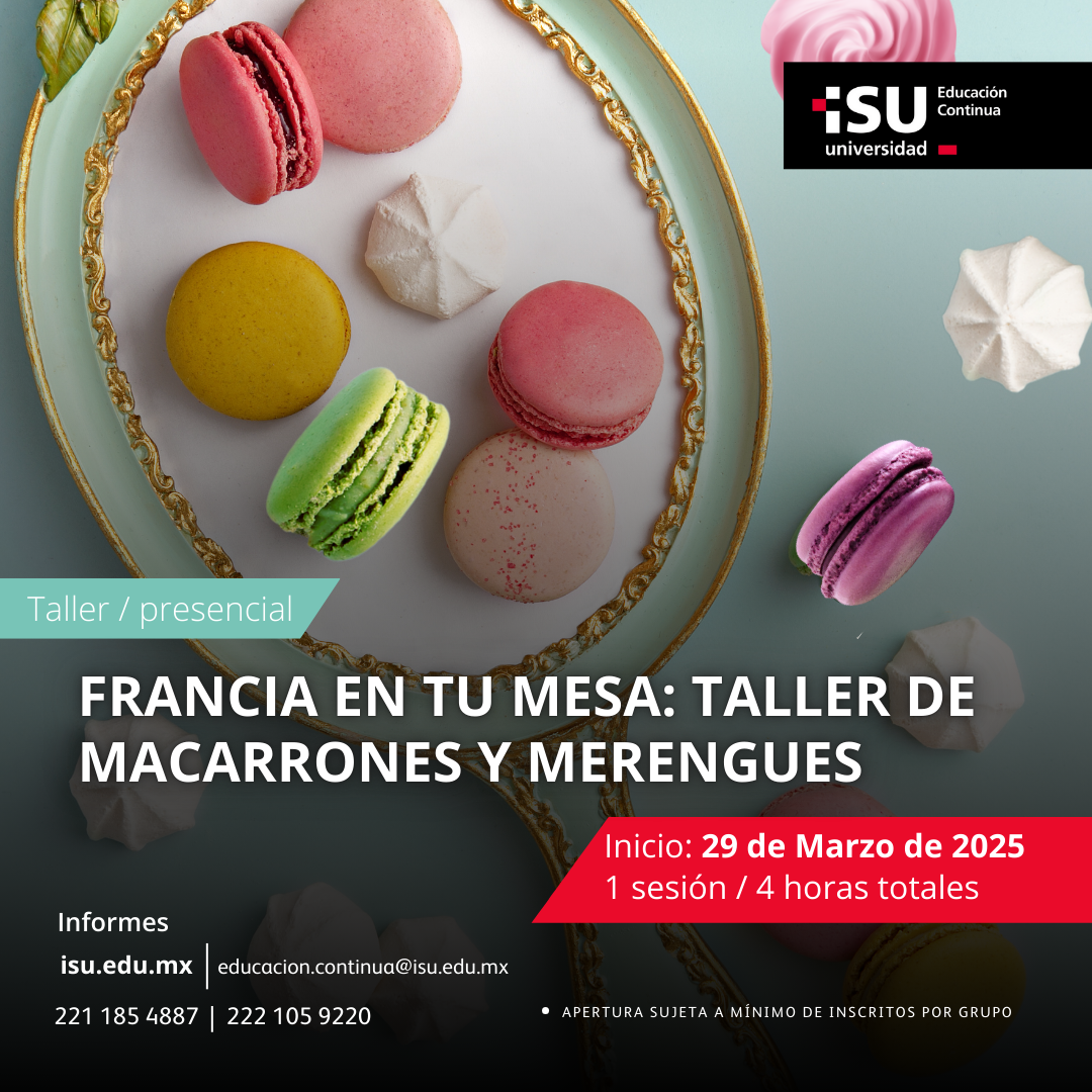 Taller de macarrones y merengues