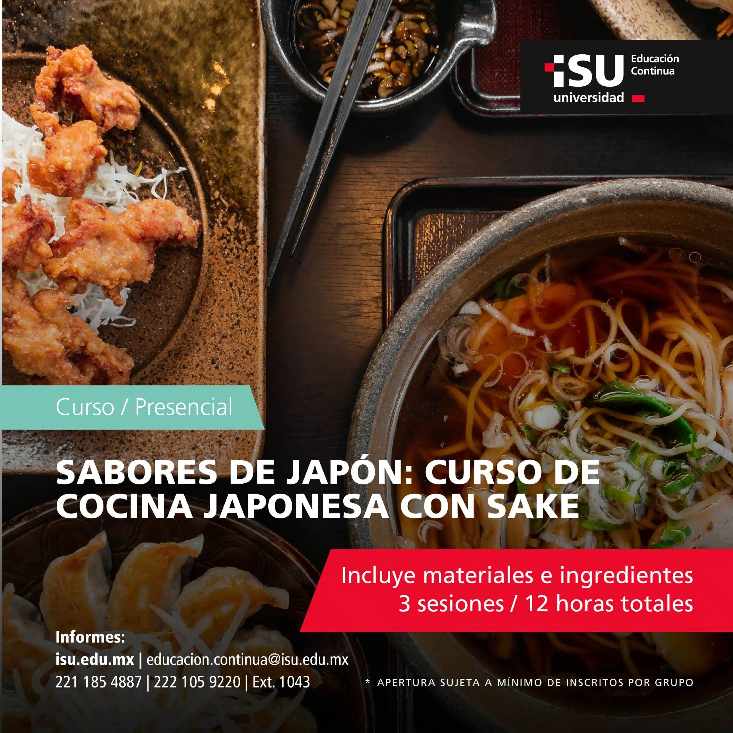 Sabores de Japón: Curso de Cocina Japonesa con Sake