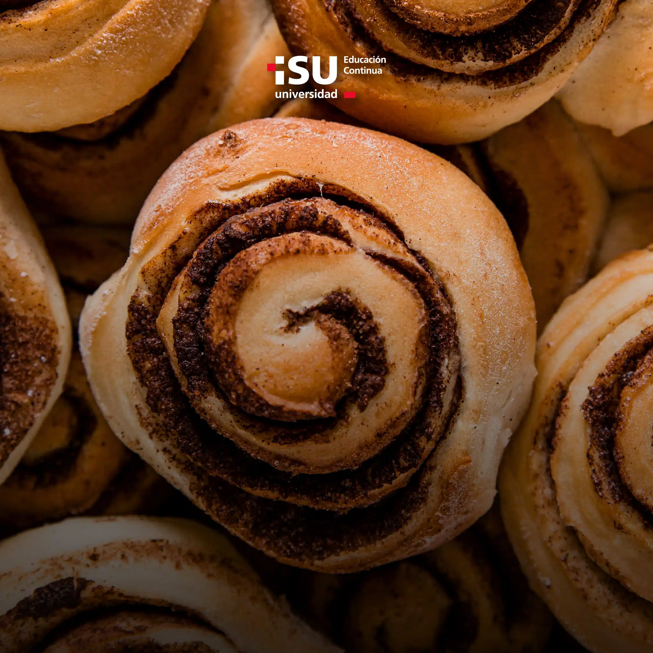 Taller Pastel Roles de canela